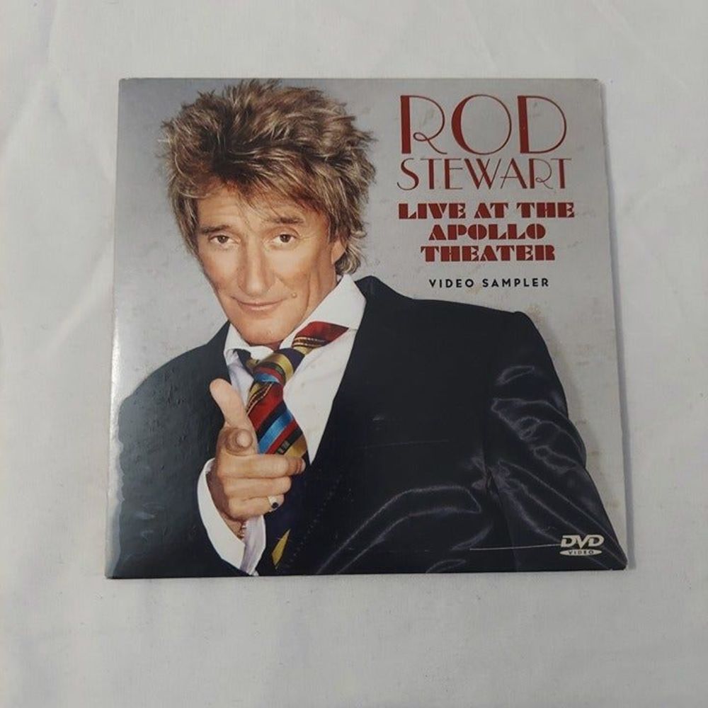 Rod Stewart Live at the Apollo Theater Video Sampler CD DVD Sony 2005